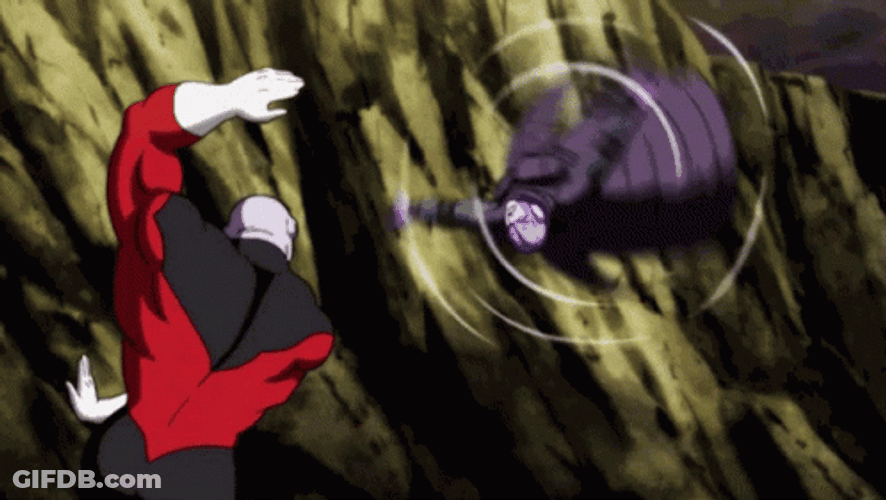 Dragon Ball Super Jiren Fight Scene GIF