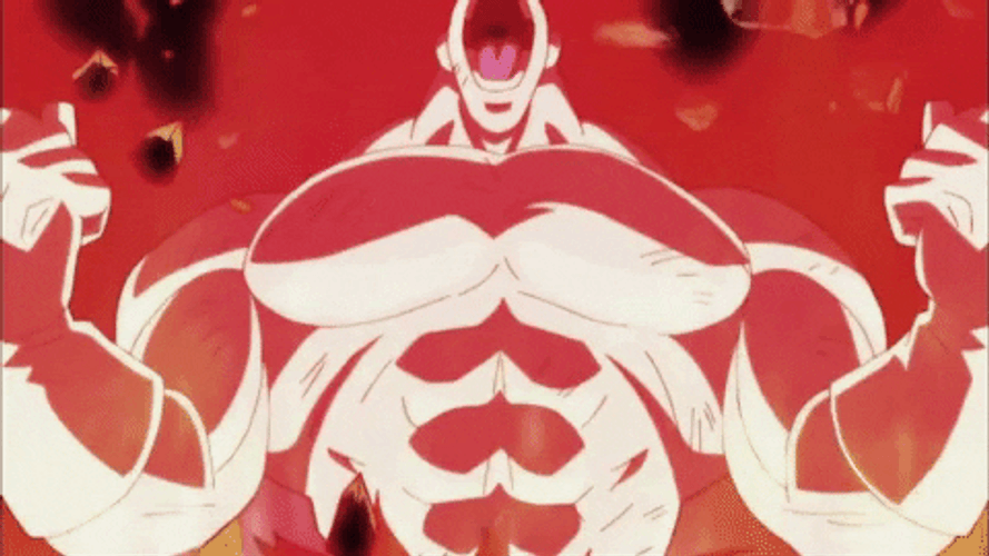 Dragon Ball Super Jiren The Gray Powering Up GIF