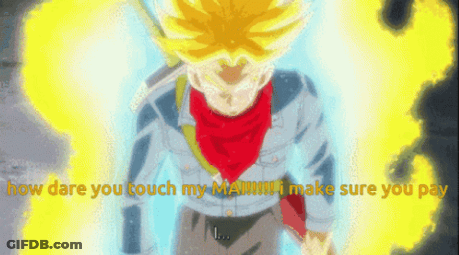 Dragon Ball Super Saiyan Full Power GIF