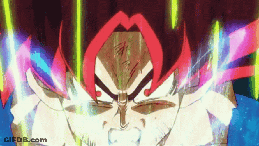 Dragon Ball Super Saiyan Son Guko GIF