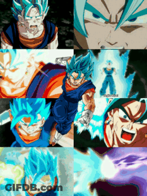 Dragon Ball Super Saiyan Vegito GIF