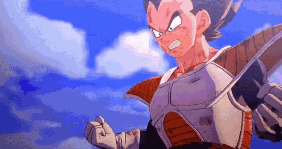 Dragon Ball Vegeta Kamehameha GIF