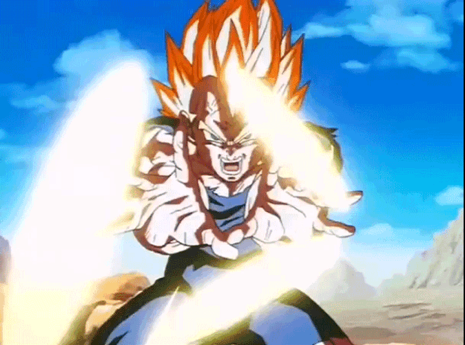 Dragon Ball Vegeta Ki Blast GIF
