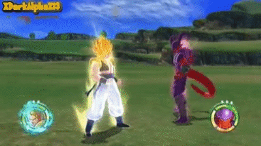Dragon Ball Video Game Super Saiyan GIF