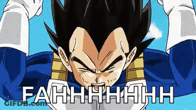 Dragon Ball Z Character Flying Arms Outstretched Fahhhhhhh GIF