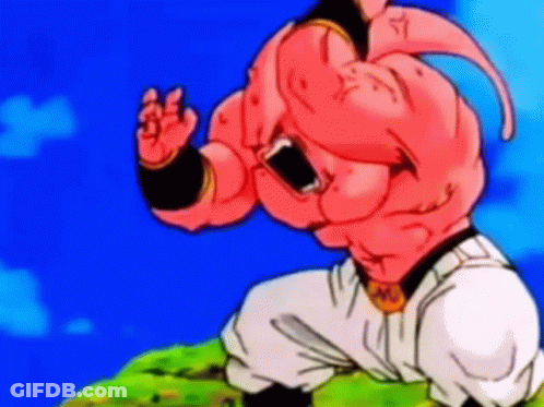 Dragon Ball Z Character On Green Hill GIF