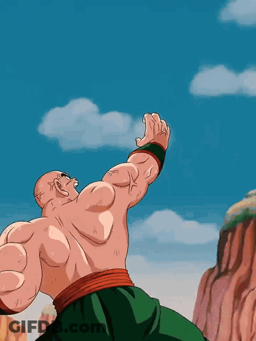Dragon Ball Z Character Saying Good Night Tien GIF