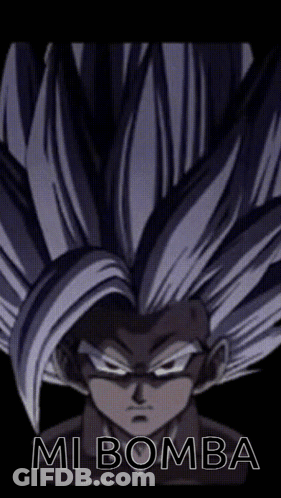 Dragon Ball Z Character Saying Mi Bomba GIF