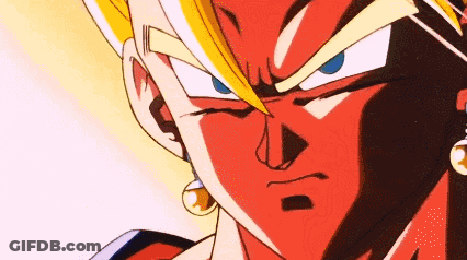 Dragon Ball Z Character Serious Face Close Up GIF
