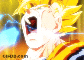 Dragon Ball Z Character With Blue Light GIF