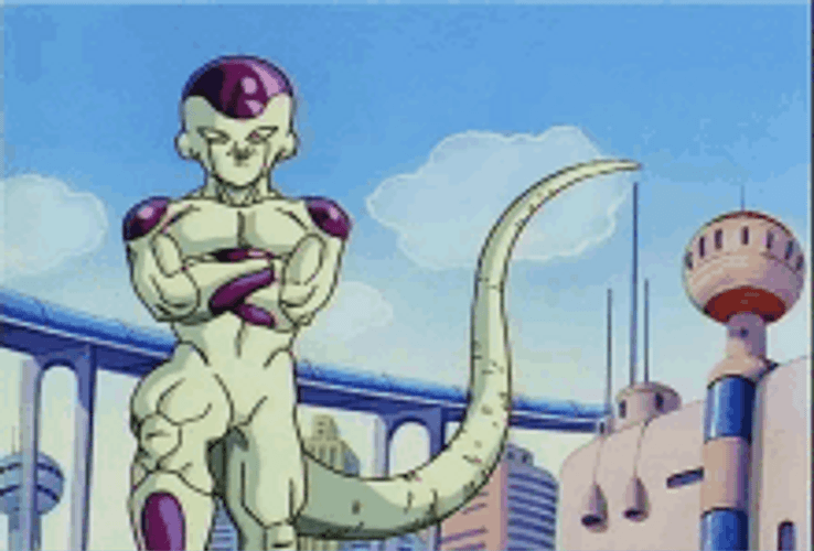 Dragon Ball Z Frieza Bow GIF