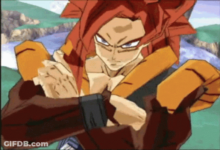 Dragon Ball Z Gogeta Berserk GIF