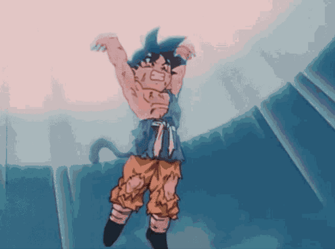 Dragon Ball Z Goten Spirit Bomb GIF
