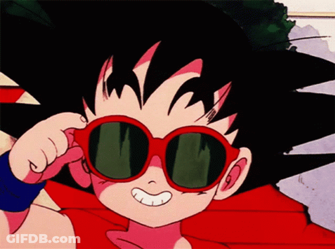 Dragon Ball Z Peace Goten GIF