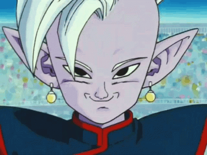 Dragon Ball Z Smiling Supreme Kai GIF