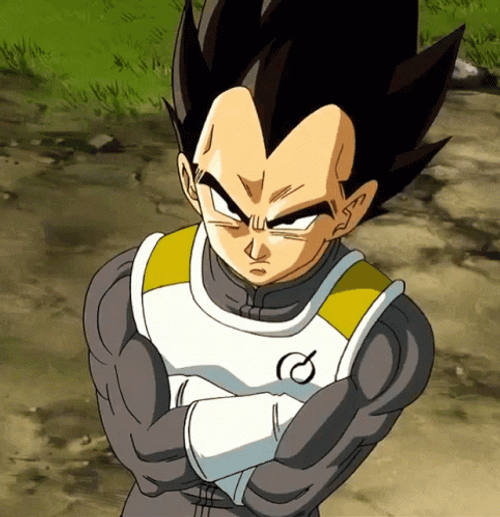 Dragon Ball Z Vegeta Annoyed GIF