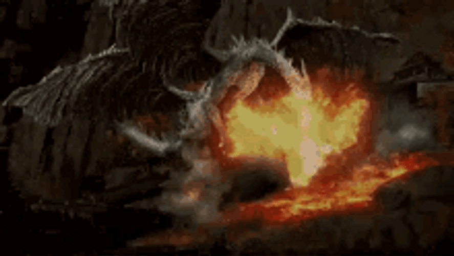 Dragon Breathing Fire Elden Ring GIF