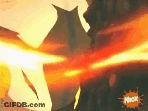Dragon Flying With Nickelodeon Logo GIF