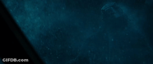Dragon In Water With Blue Sky GIF