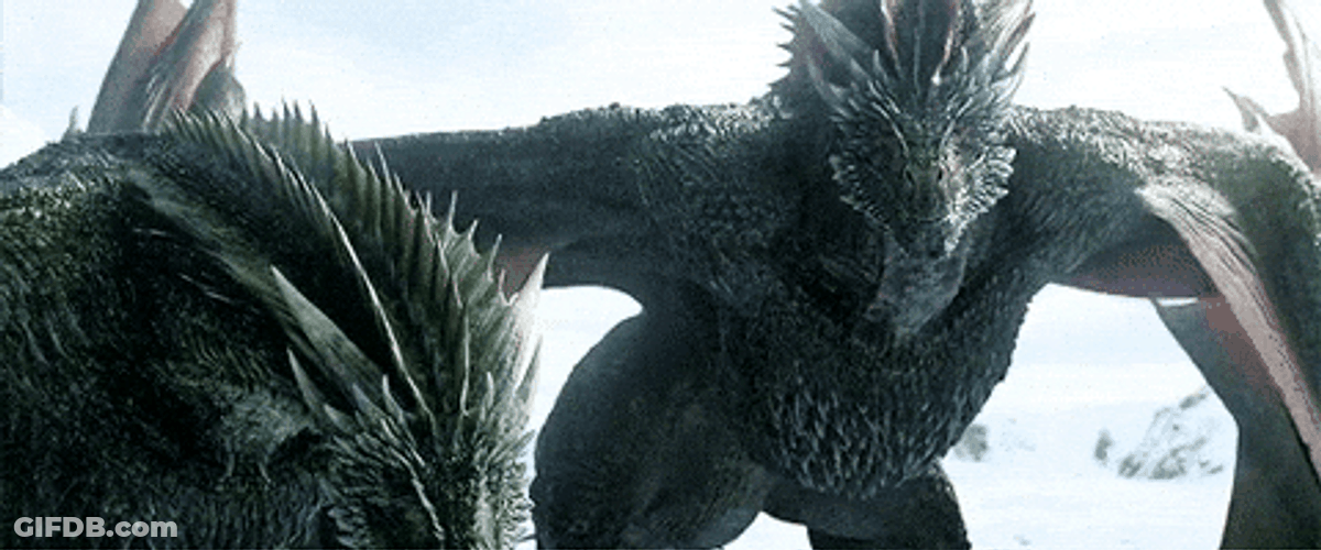Dragon Seasmoke Open Wings GIF