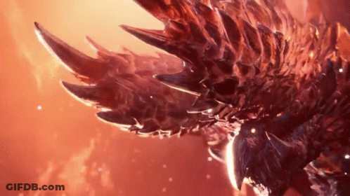 Dragon Tail With Sharp Claws GIF