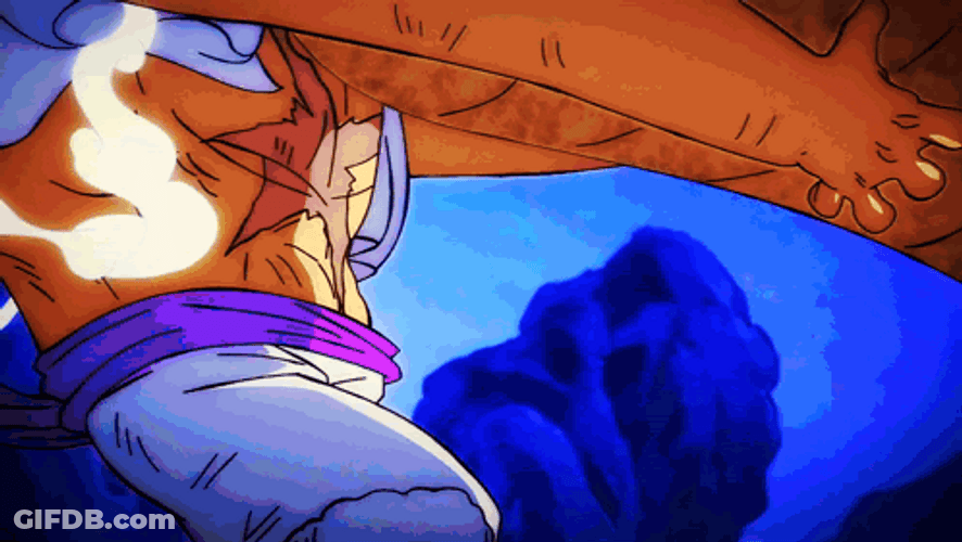 Dragon Versus Joyboy Fight GIF
