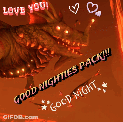 Dragon With Good Nighties Pack GIF