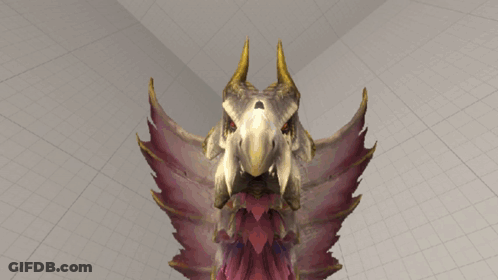 Dragon With Number 5 GIF