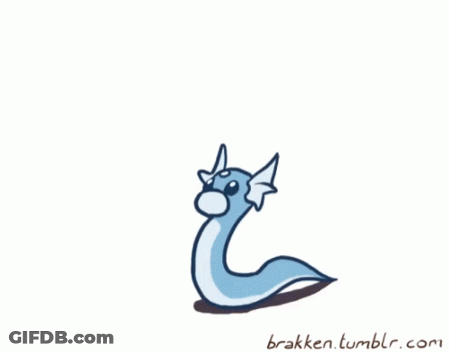 Dragonair Evolves To Dragonite GIF