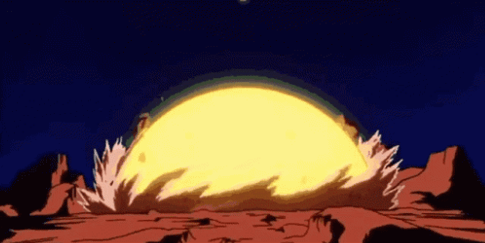 Dragonball Explosion Power GIF