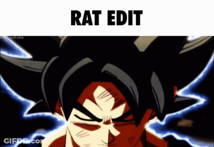 Dragonball Rat Edit GIF