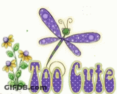 Dragonfly Too Cute GIF