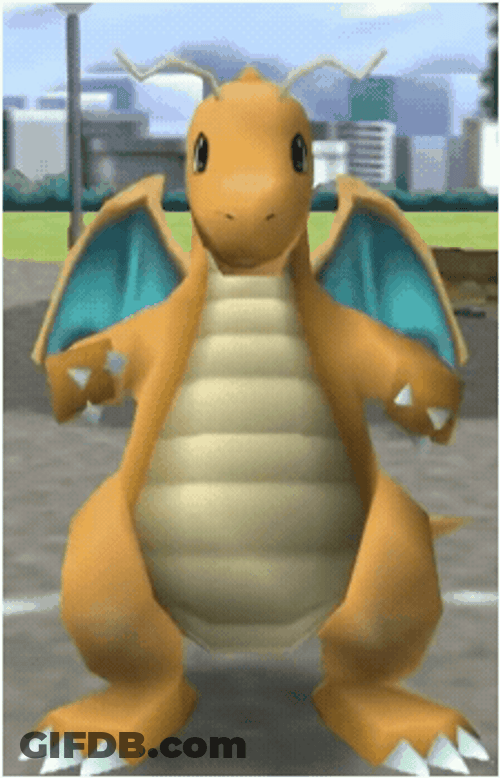 Dragonite Dancing Wiggling Hips GIF