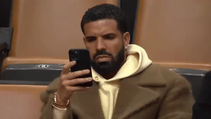 Drake Angry Reading Text GIF