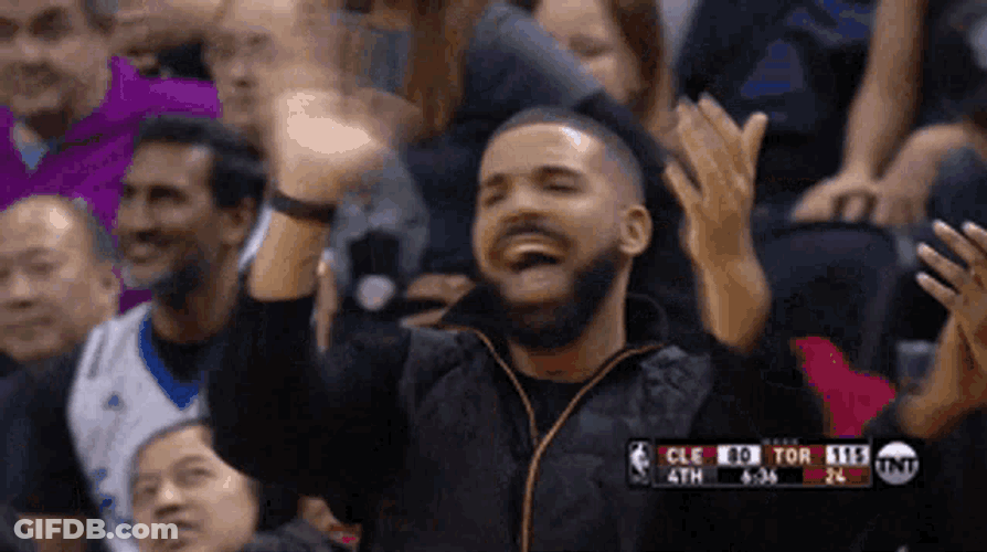 Drake Clapping GIF