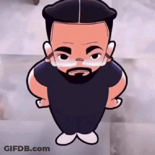 Drake Dancing Cartoon Animated GIF