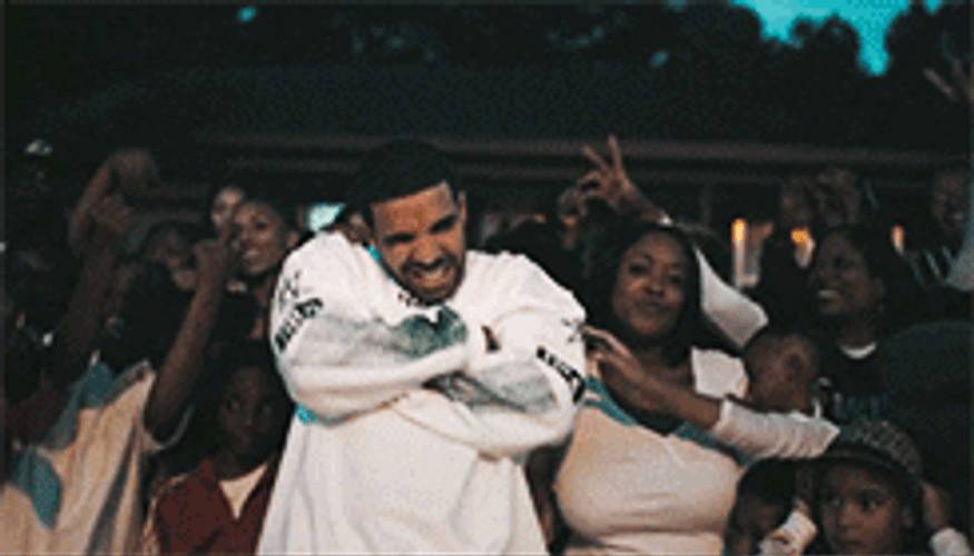 Drake Dancing Cross Arms GIF