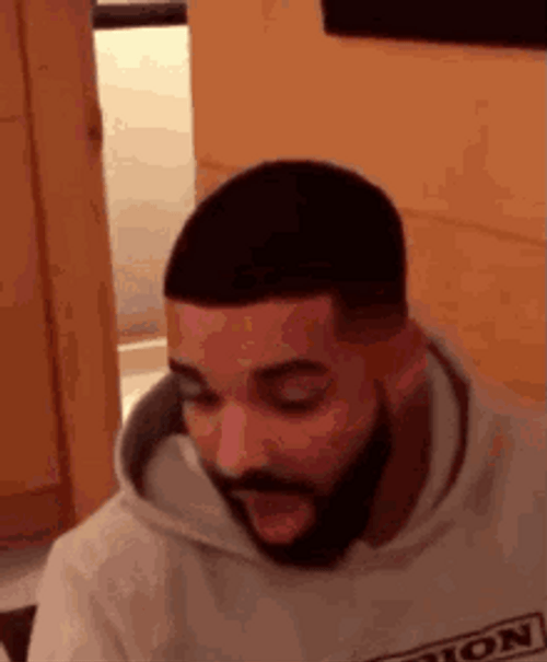 Drake Funny Surprised Face GIF