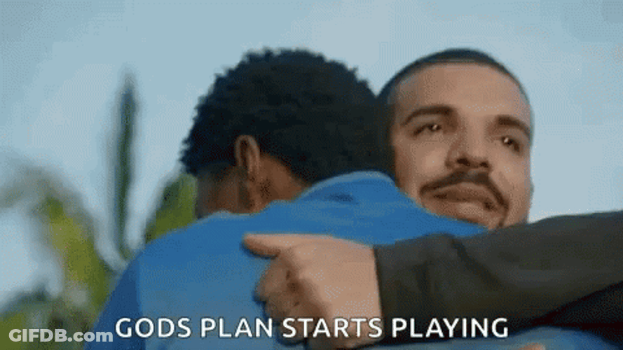 Drake Gods Plan Starts Playing GIF