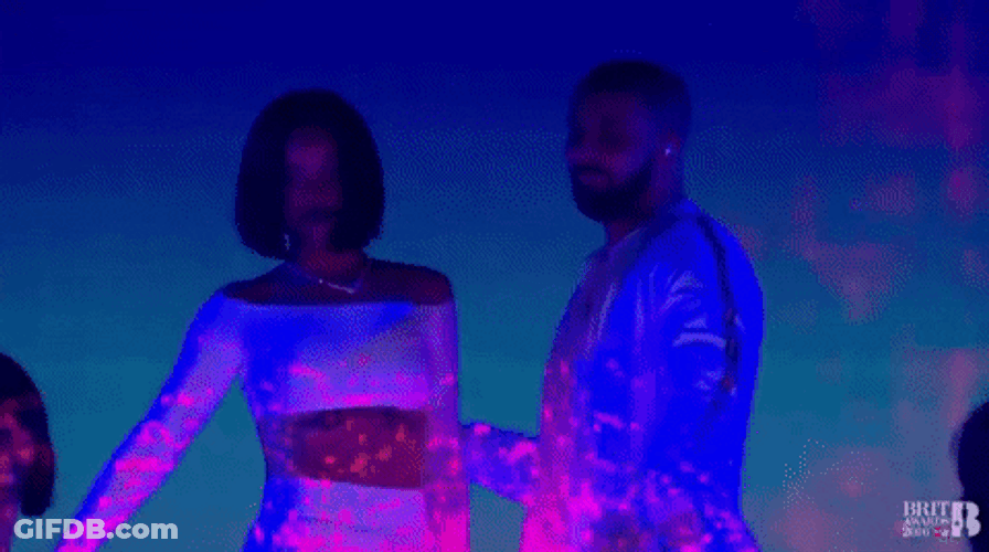 Drake Hail Rihanna GIF