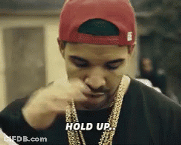 Drake Hold Up GIF