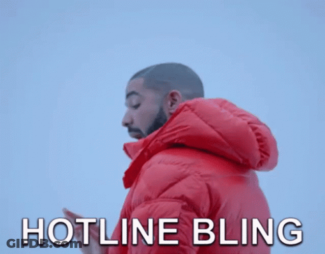 Drake Hotline Bling MV GIF