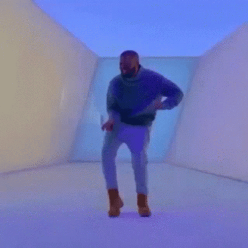 Drake Hotline Playing With Pickleball Meme GIF