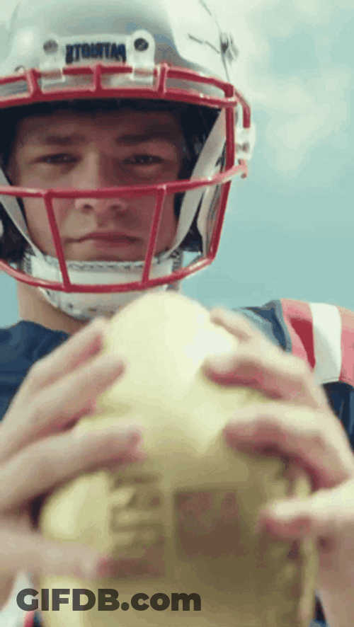 Drake Maye Doing Come On Hand Gesture GIF