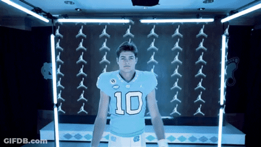 Drake Maye Goal Hand Signal GIF