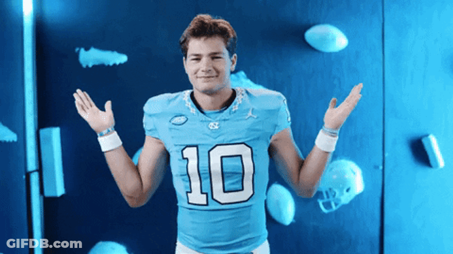 Drake Maye I Dont Know Gesture GIF