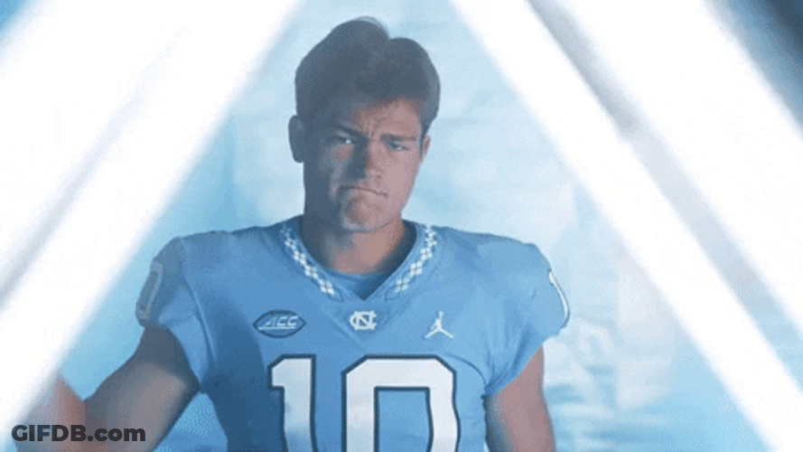 Drake Maye Waving Pompom GIF