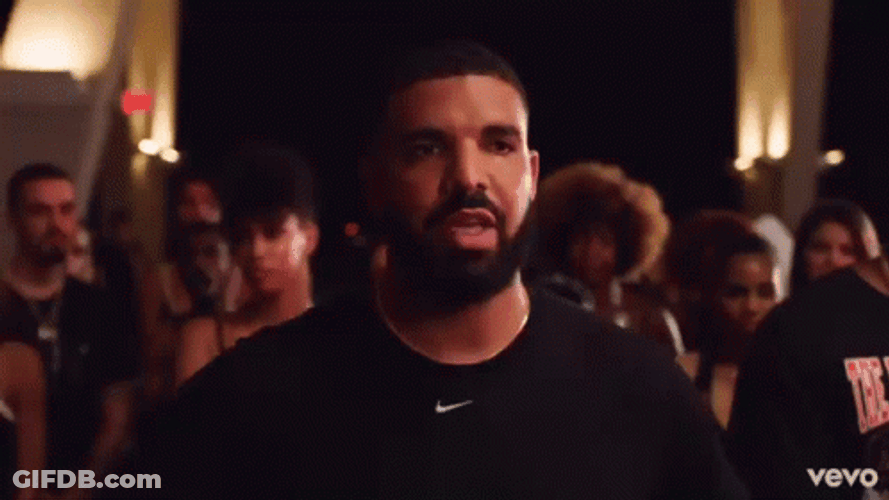 Drake Mocking Wow GIF
