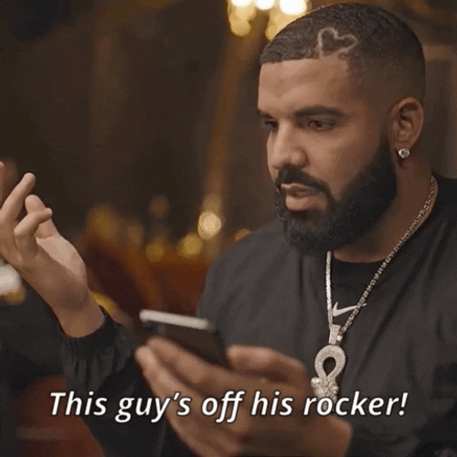 Drake Off His Rocker GIF