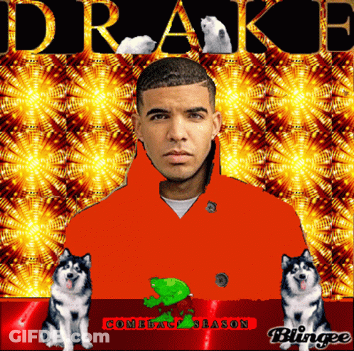 Drake 'S Comeback Season Album Cover Features A Frog And Huskies GIF